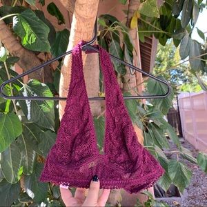 Victoria’s Secret lace halter bra!